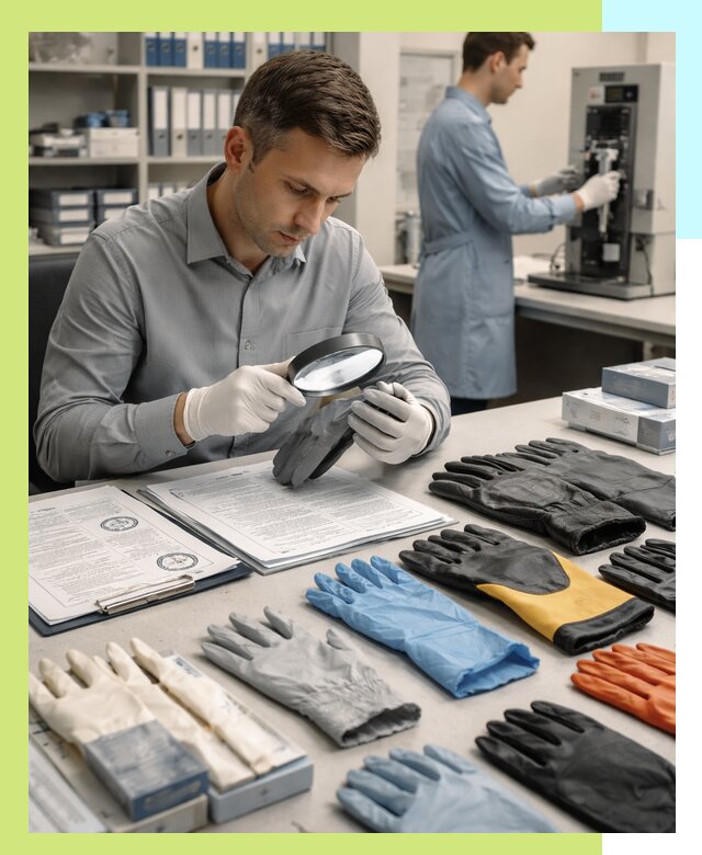 Сертификация перчаток и средств защиты продукции в Ялте