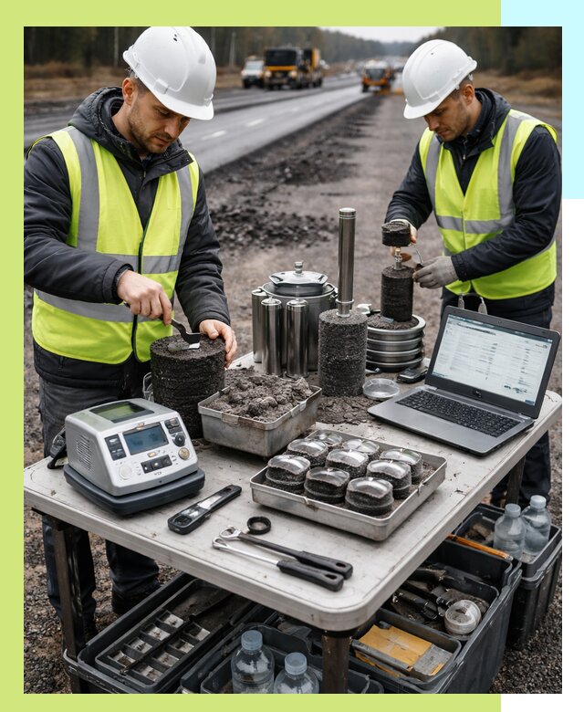 Сертификация асфальта: испытания и подтверждение в Ялте