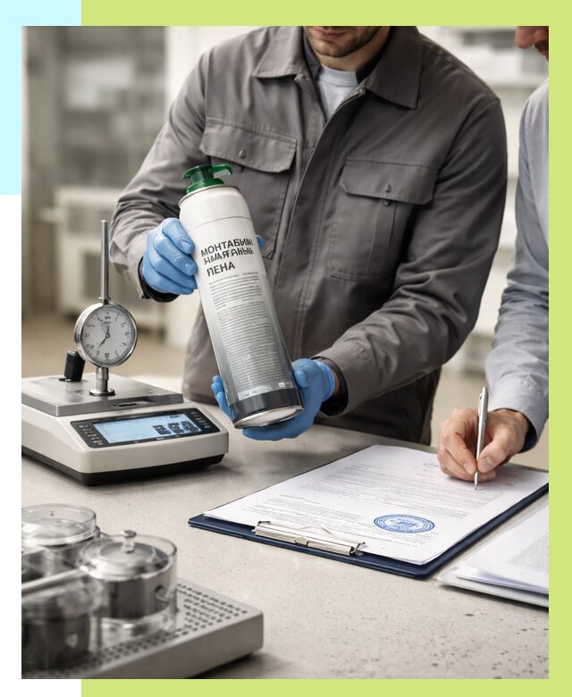 Сертификация монтажной пены в Ялте от 15324 р. | Алешин-Ялт