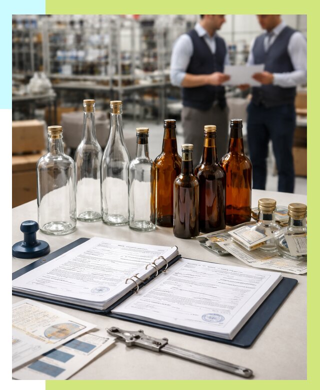 Сертификация стеклянных бутылок в Ялте от 25540 р. | Алешин-Ялт