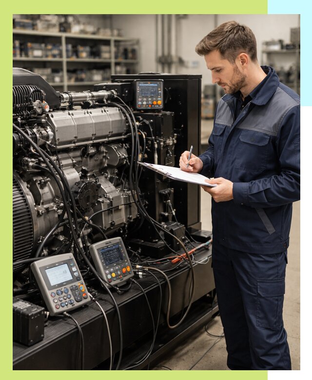 Сертификация дизельных генераторов и их оборудования в Ялте