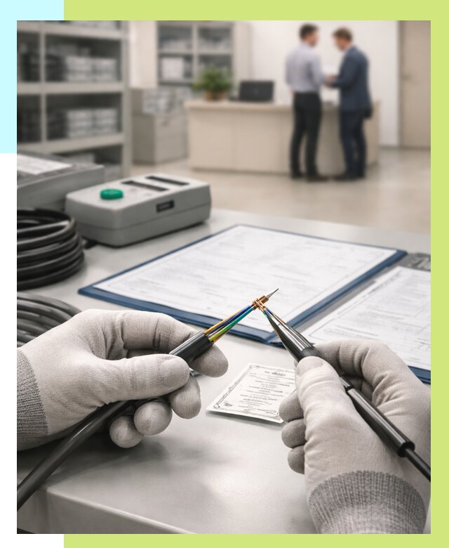 Сертификация провода в Ялте от 18389 р. в Алешин-Ялт