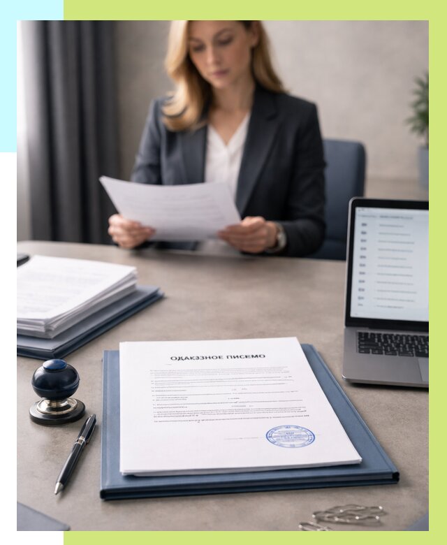 Отказное письмо для маркетплейсов в Ялте от 2554 р., Алешин-Ялт