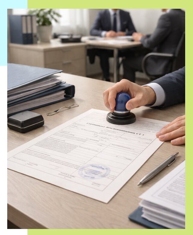 Сертификат происхождения СТ 1 в Ялте от 4597 р. | Алешин-Ялт