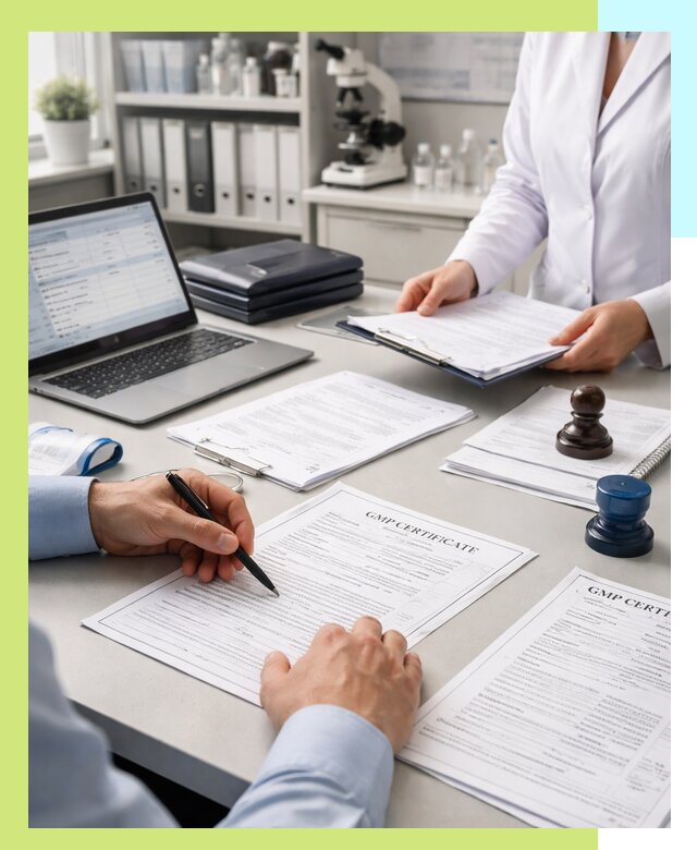 Оформление сертификата GMP в Ялте для фармпроизводства