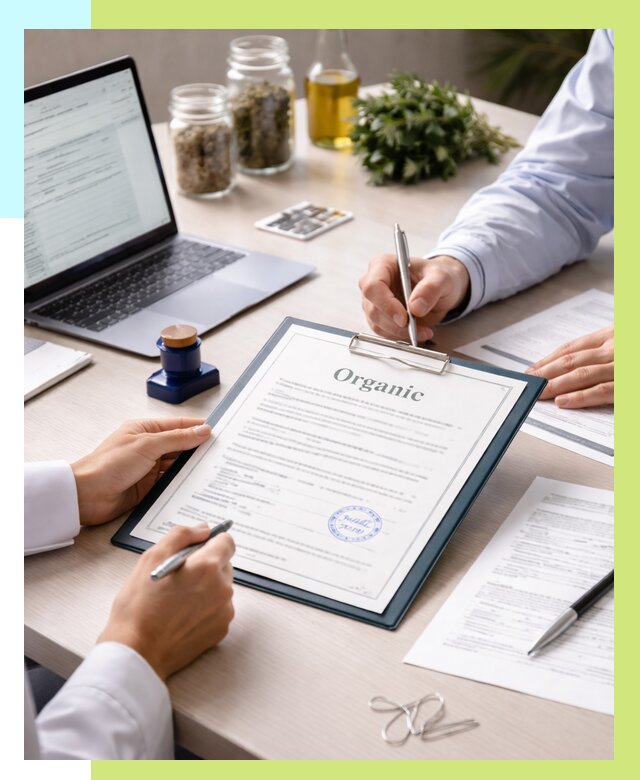 Оформление сертификат органик в Ялте от 30648 р. | Алешин-Ялт