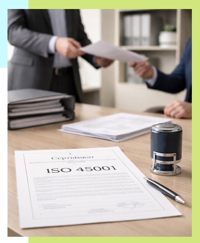 Сертификат ISO 45001 в Ялте под ключ от 45972 р. | Алешин-Ялт