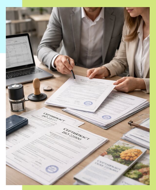Сертификат ISO 22000 в Ялте от 40864 р. под ключ | Алешин-Ялт