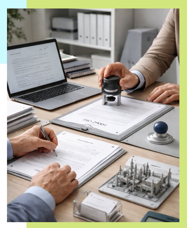 Сертификат ISO 29001 в Ялте под ключ от 76620 р. | Алешин-Ялт