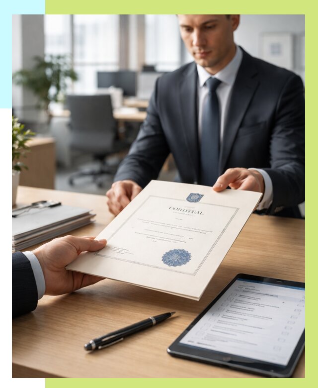 Сертификат ISO 30301 в Ялте от 35756 р. | Алешин-Ялт - под ключ