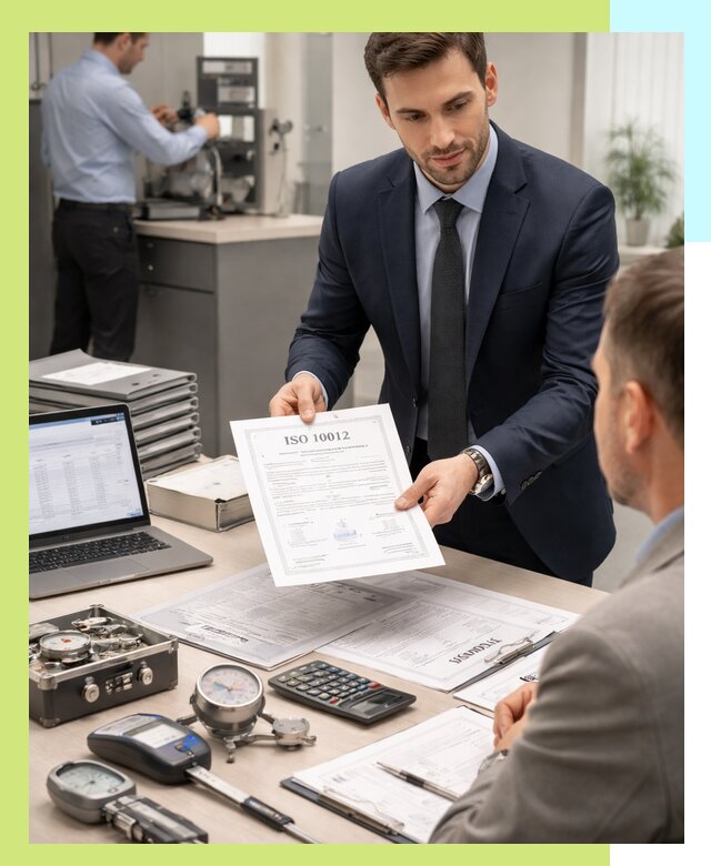 Выдача сертификата ISO 10012 по требованиям метрологии в Ялте