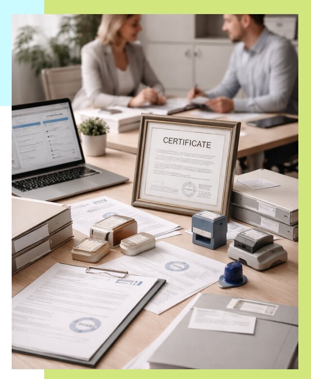 Сертификация компании в Ялте от 45972 р. | Алешин-Ялт — заказ